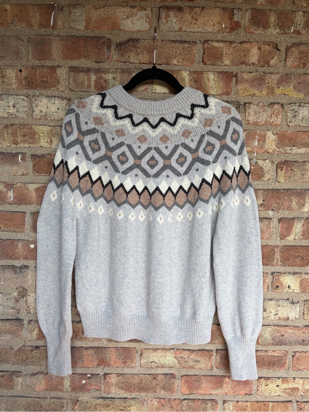 Sundance Fair Isle Cotton Sweater - Picture 5 of 10